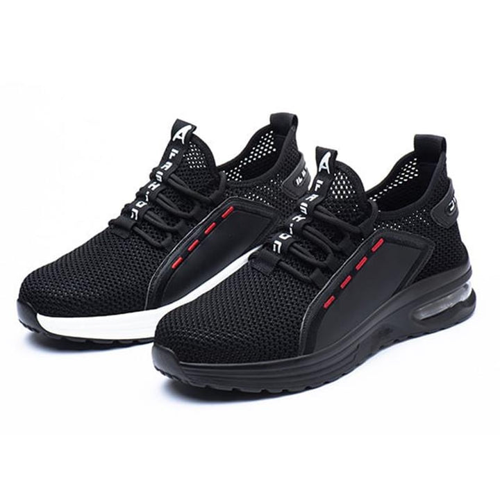 Men's Safety Shoes Air Cushion Mesh Lace-Up | Sneaker