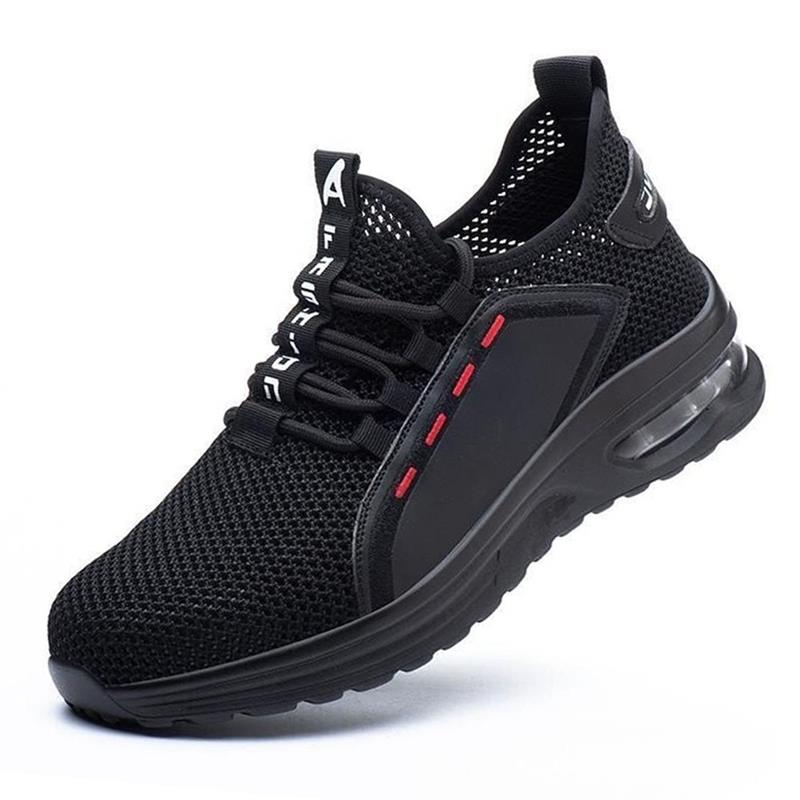 Men's Safety Shoes Air Cushion Mesh Lace-Up | Sneaker