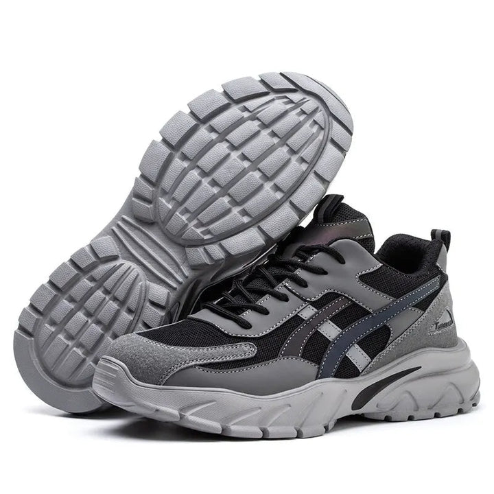 Men's Safety Shoes Lace-Up Work Toe Cap | Grip Sole