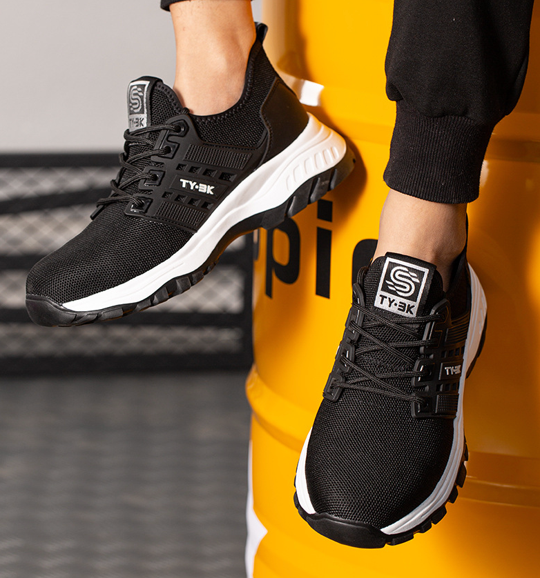 Men's Safety Shoes Mesh Lace-Up Low Cut | Work