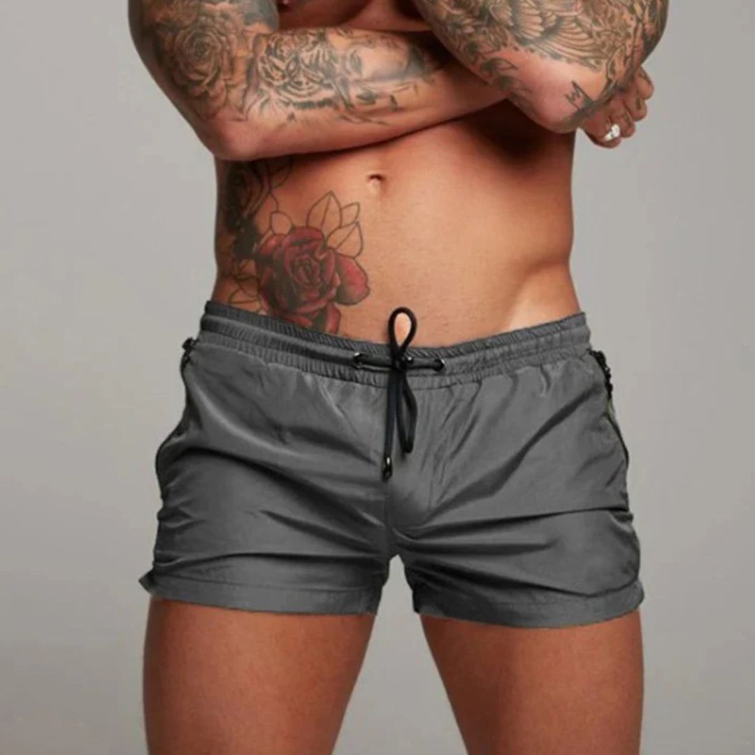 Men’s Shorts with Zip Pocket Design | Swimwear