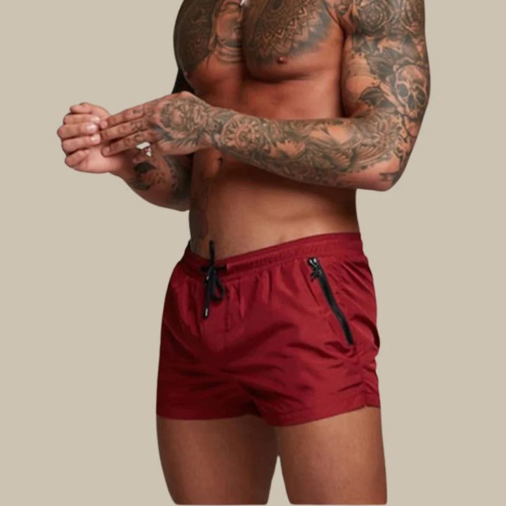 Men’s Shorts with Zip Pocket Design | Swimwear