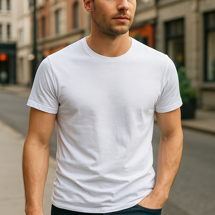 Men’s T Shirt Crew Neck Casual Fit | Classic