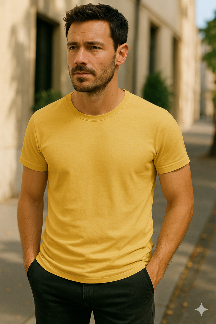 Men’s T Shirt Crew Neck Casual Fit | Classic