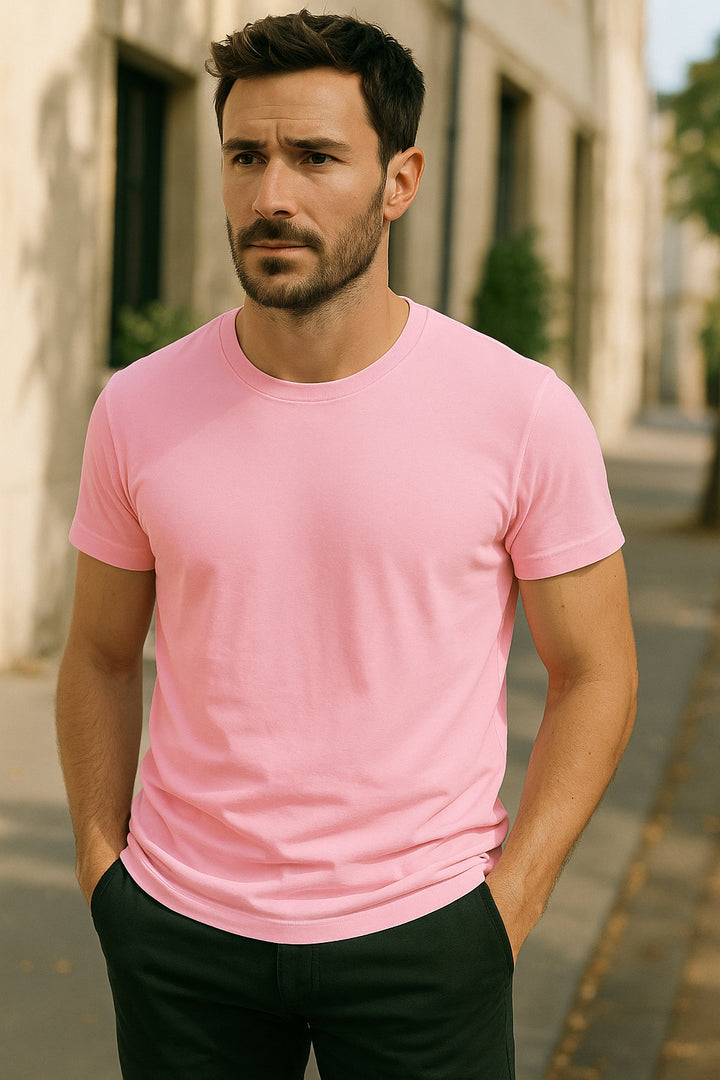 Men’s T Shirt Crew Neck Casual Fit | Classic