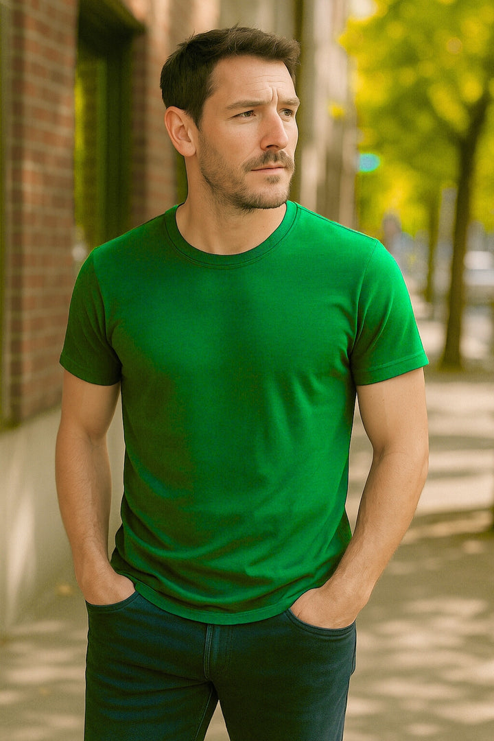 Men’s T Shirt Crew Neck Casual Fit | Classic