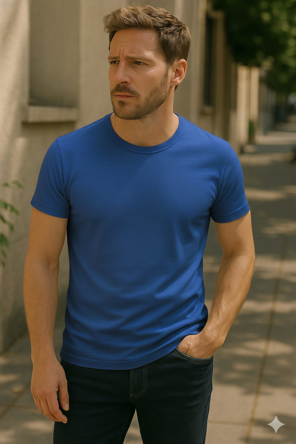 Men’s T Shirt Crew Neck Casual Fit | Classic