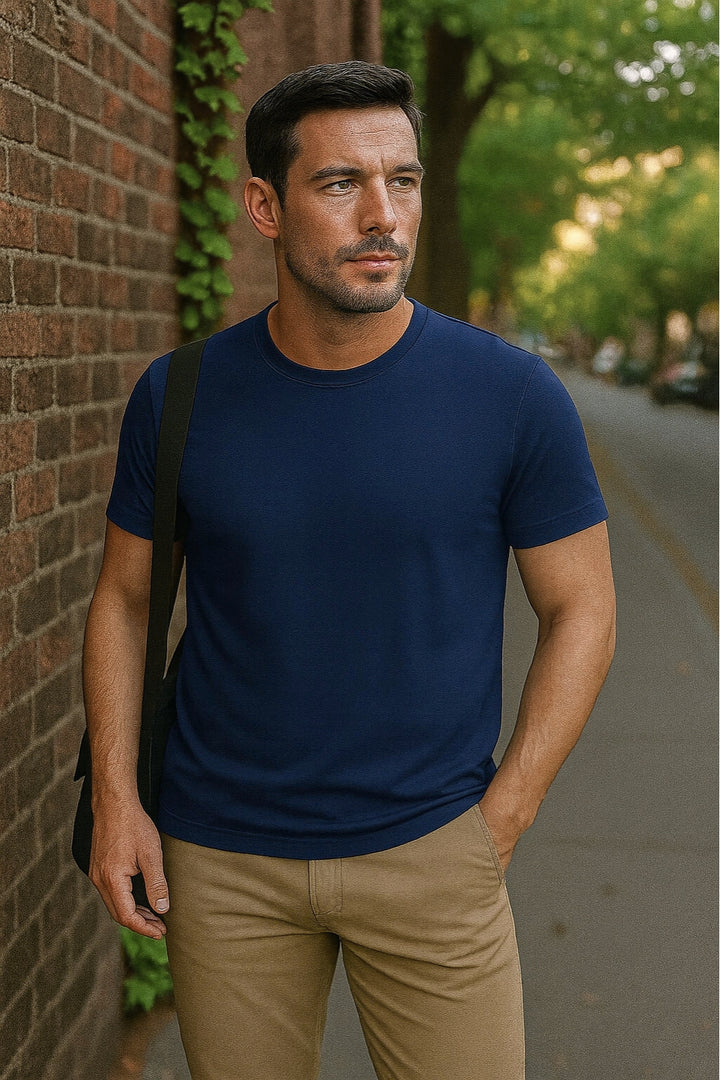 Men’s T Shirt Crew Neck Casual Fit | Classic