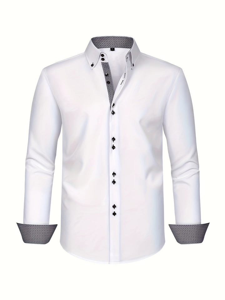 Men’s Tight Shirt Long Sleeve | Formal