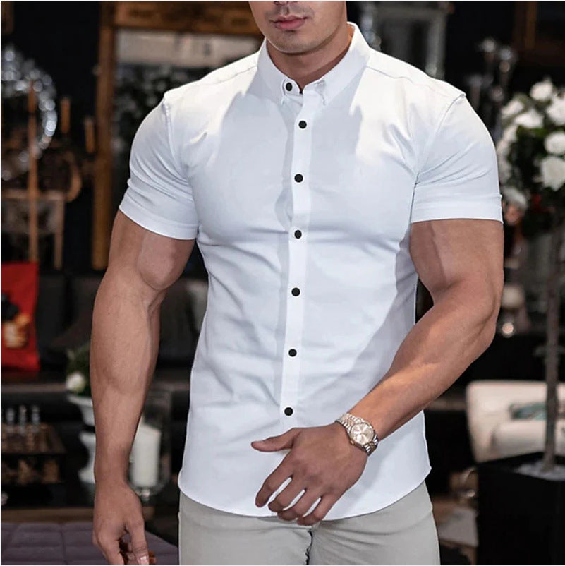 Men’s Tight Shirt Short Sleeve | Party