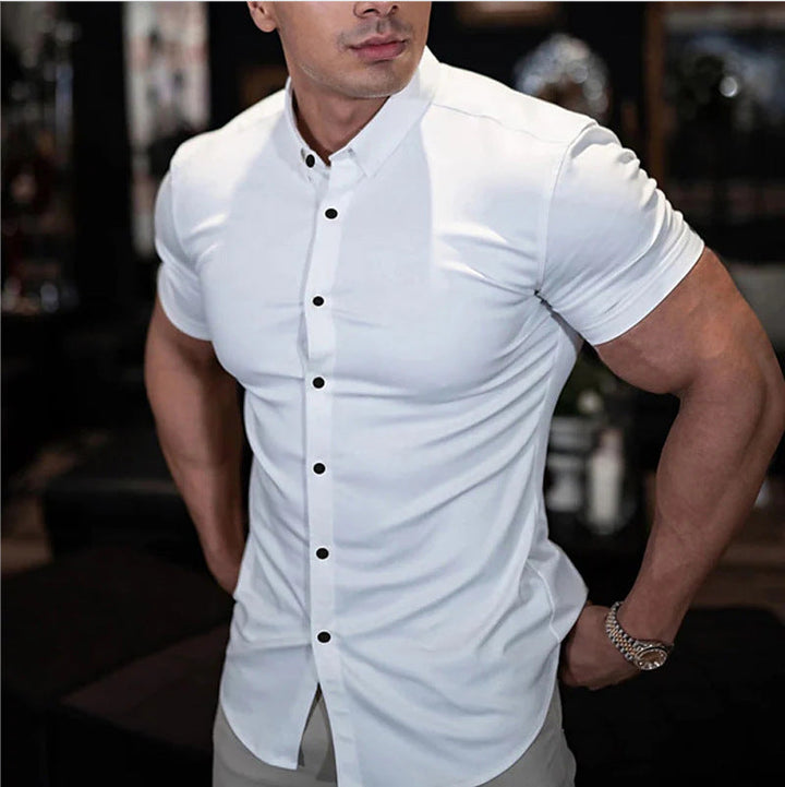 Men’s Tight Shirt Short Sleeve | Party