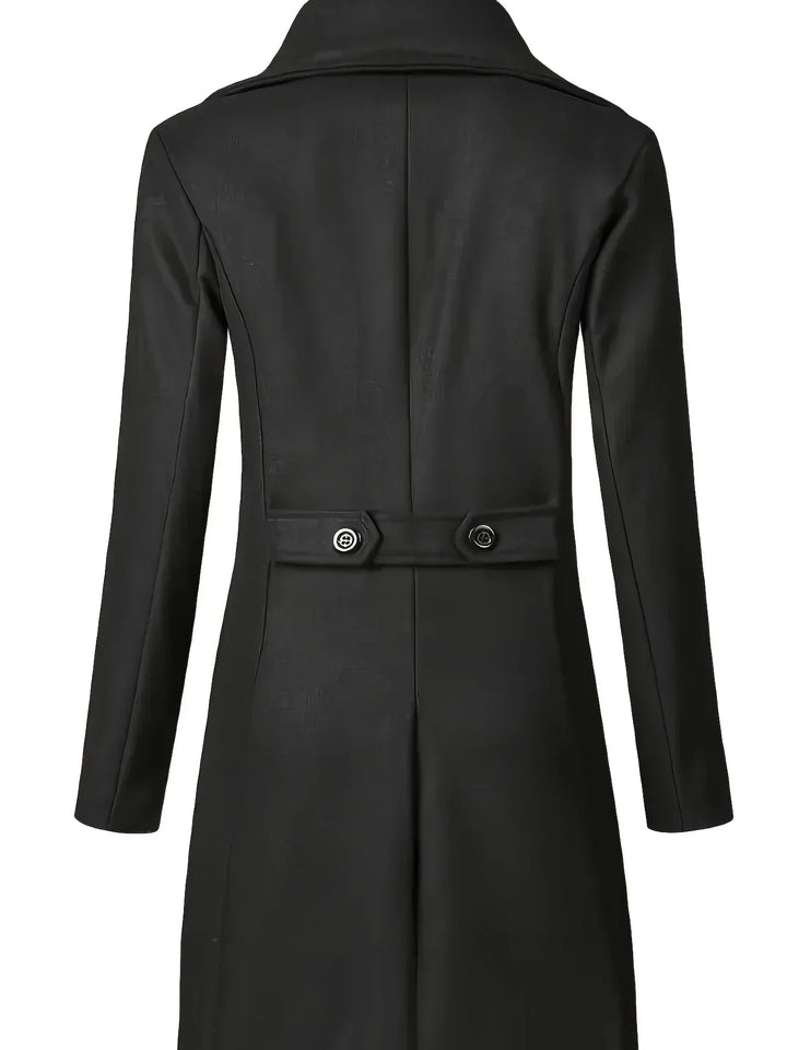 Men’s Trench Coat Long | Double Breasted