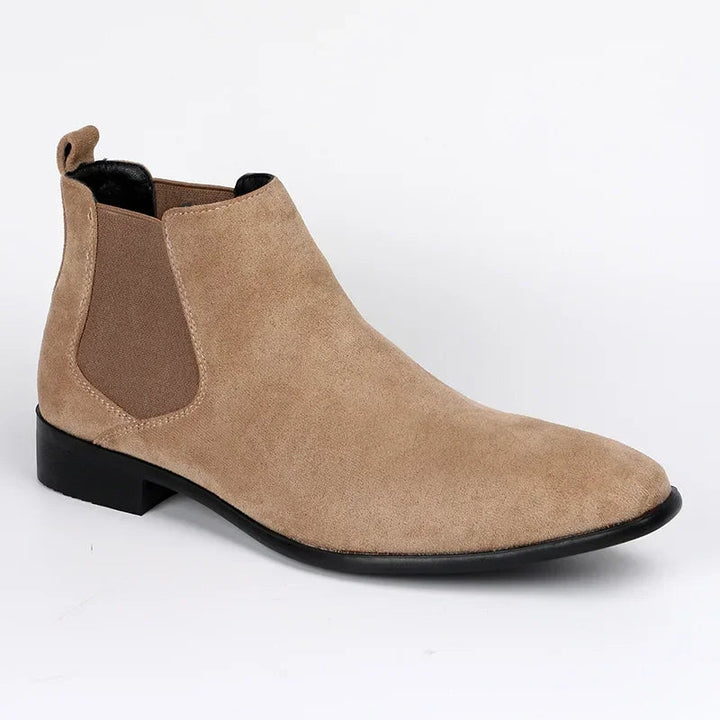 Men's Work Boots with Elastic Side Panels | Slip On