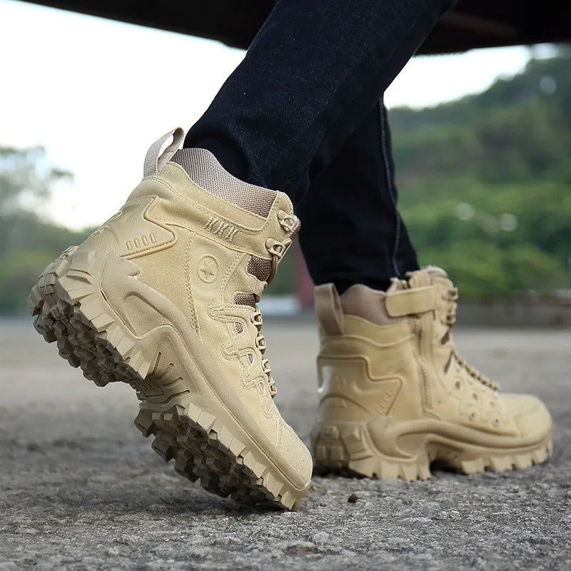 Men's Work Boots with Tactical Design & Lace Up | Hiking