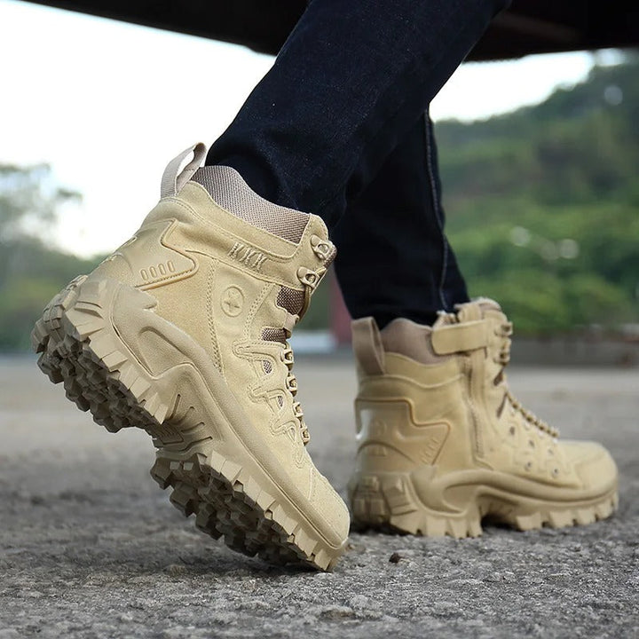 Men's Work Boots with Tactical Design & Lace Up | Hiking