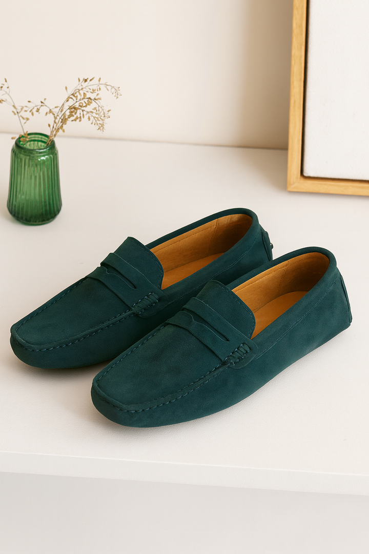 Men's Work Loafers Slip-On Driving Moccasins | Casual