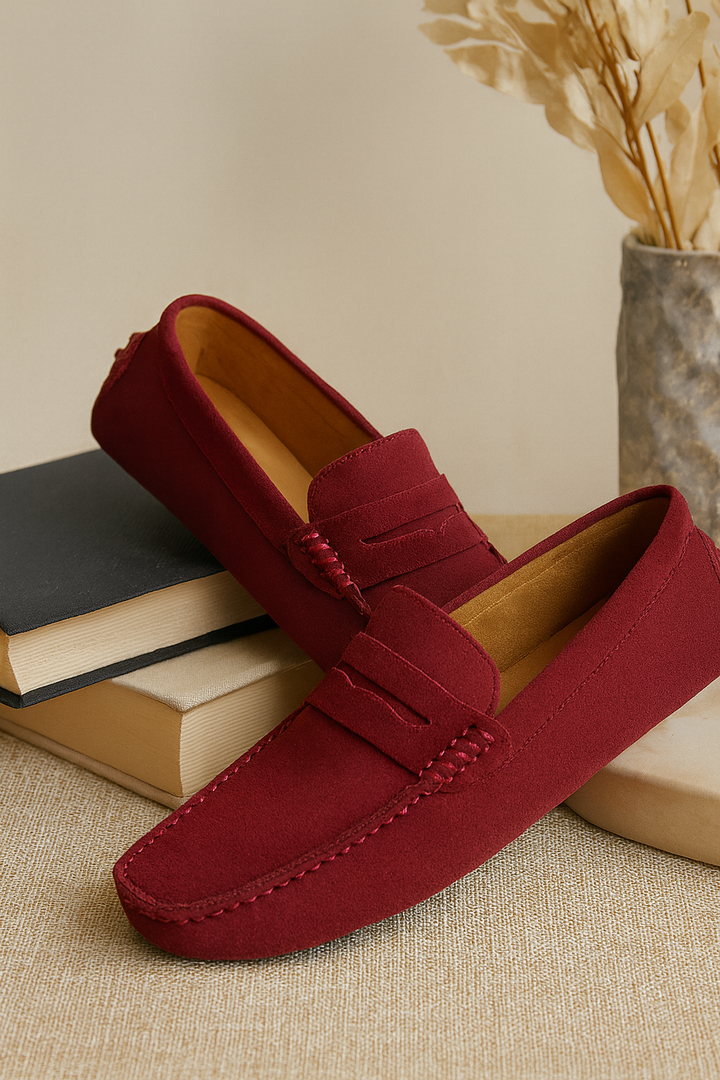 Men's Work Loafers Slip-On Driving Moccasins | Casual