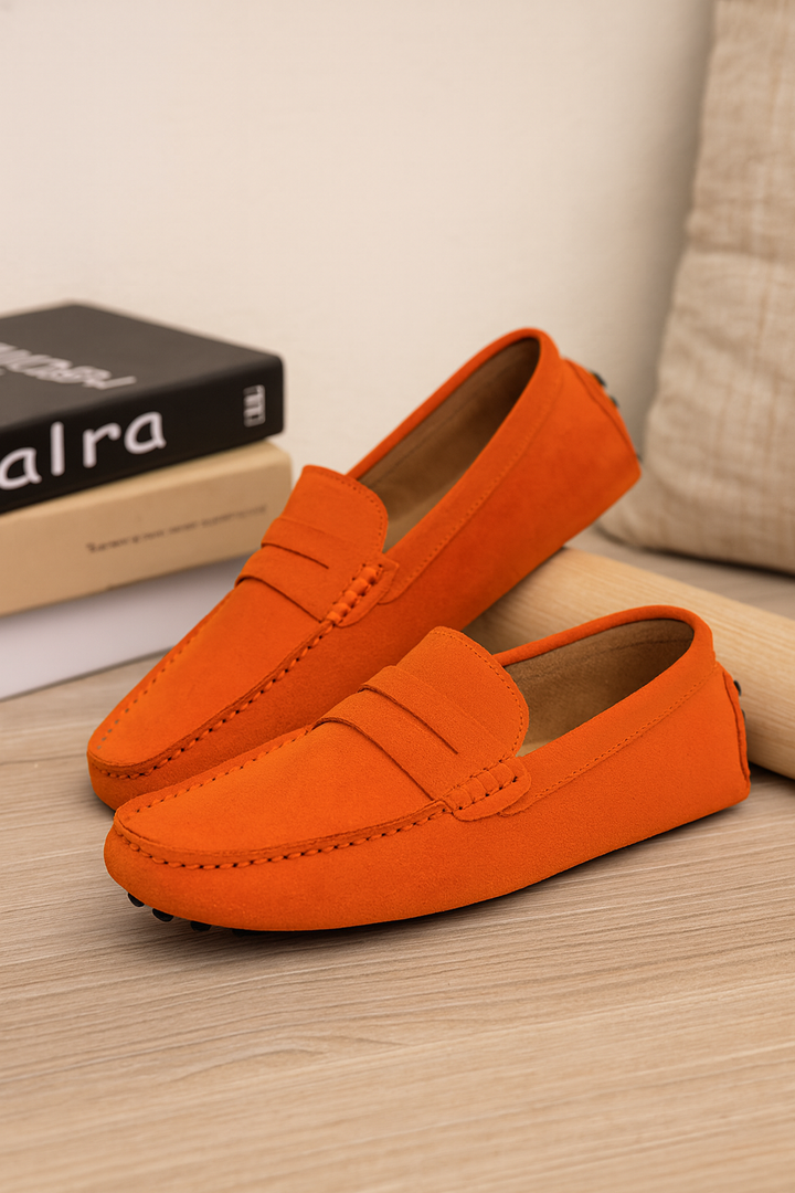 Men's Work Loafers Slip-On Driving Moccasins | Casual