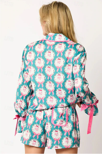 Women's Christmas PJ Set with Pockets | Long Sleeve