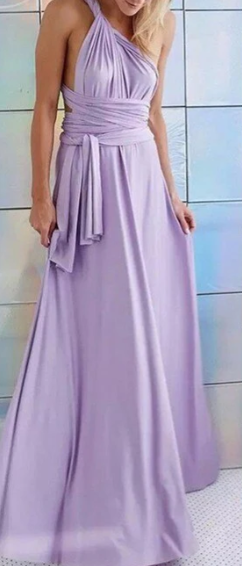 Women's Bridesmaid Dress Halter Neck | Maxi