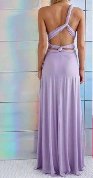 Women's Bridesmaid Dress Halter Neck | Maxi