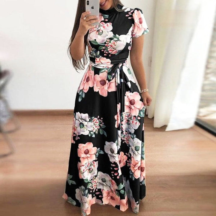 Women Races Dresses Floral Wrap Maxi | Wedding Guest