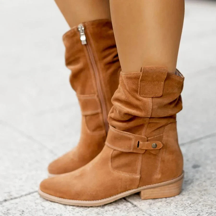 Women's Ankle Boots Buckle Zip | Cowgirl Style