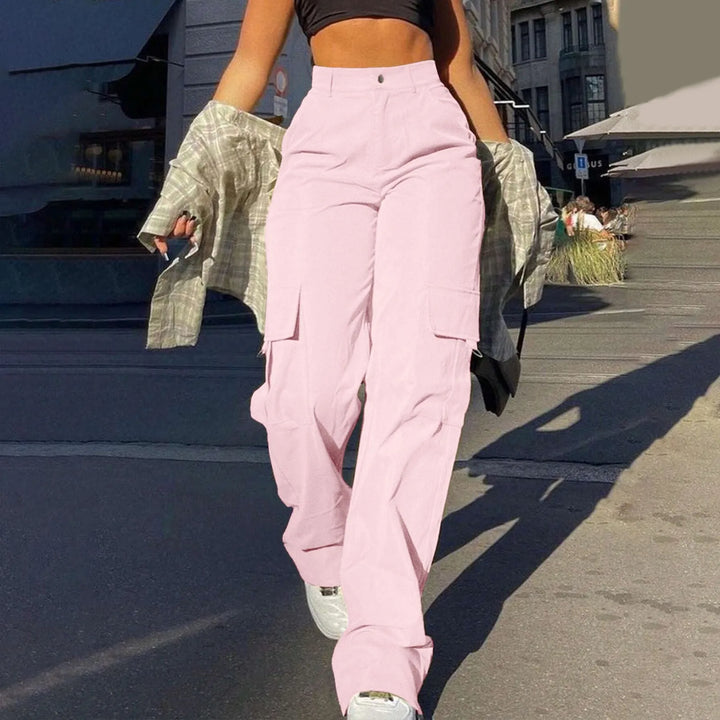 Women's Wide Leg Cargo Pants | High Waist