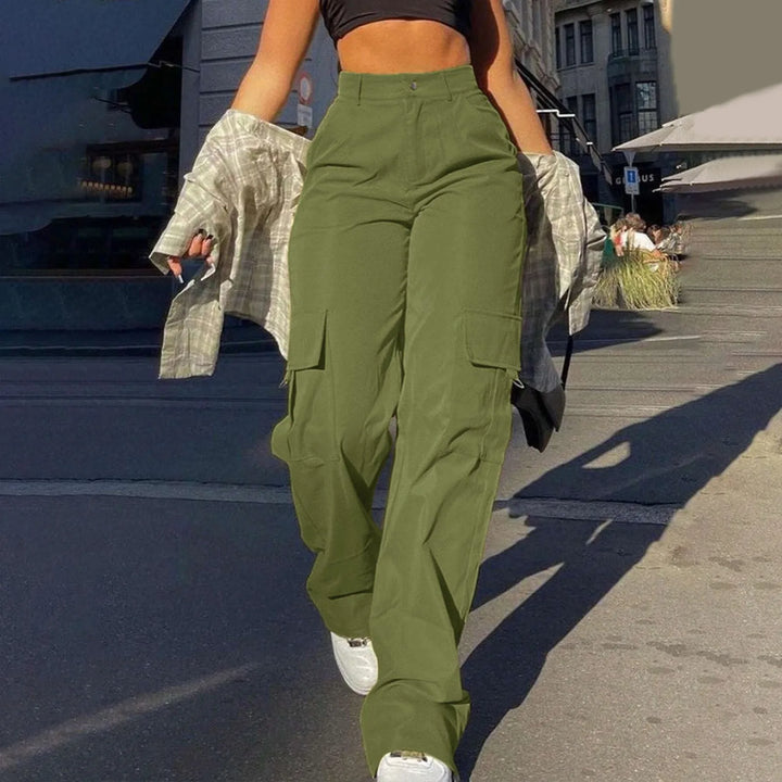 Women's Wide Leg Cargo Pants | High Waist