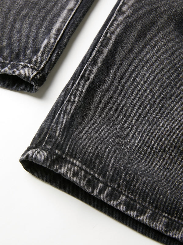 Women's Baggy Wide Leg Jeans with Distressed Rips | High Rise