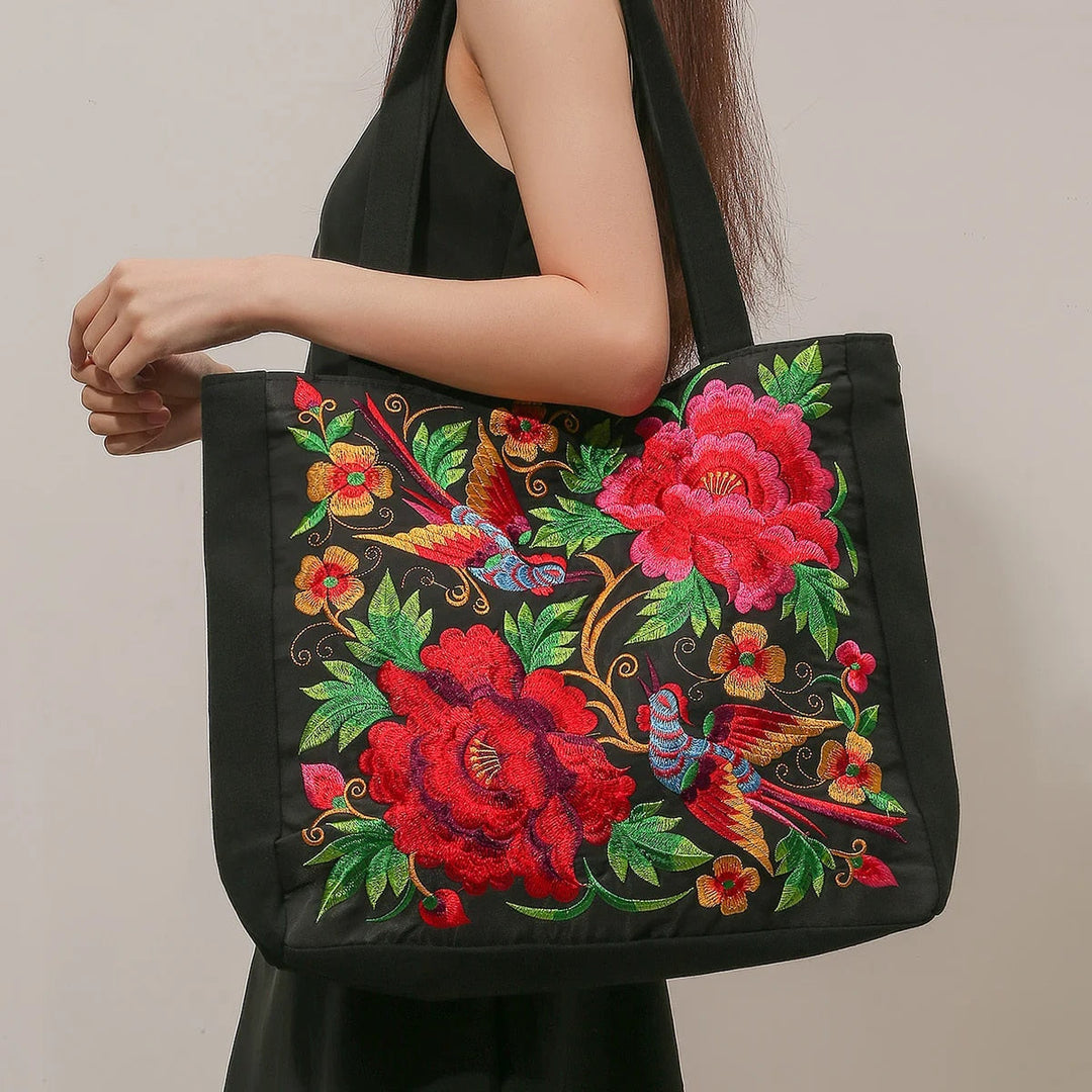 Women's Beach Bag Floral Pattern | Tote