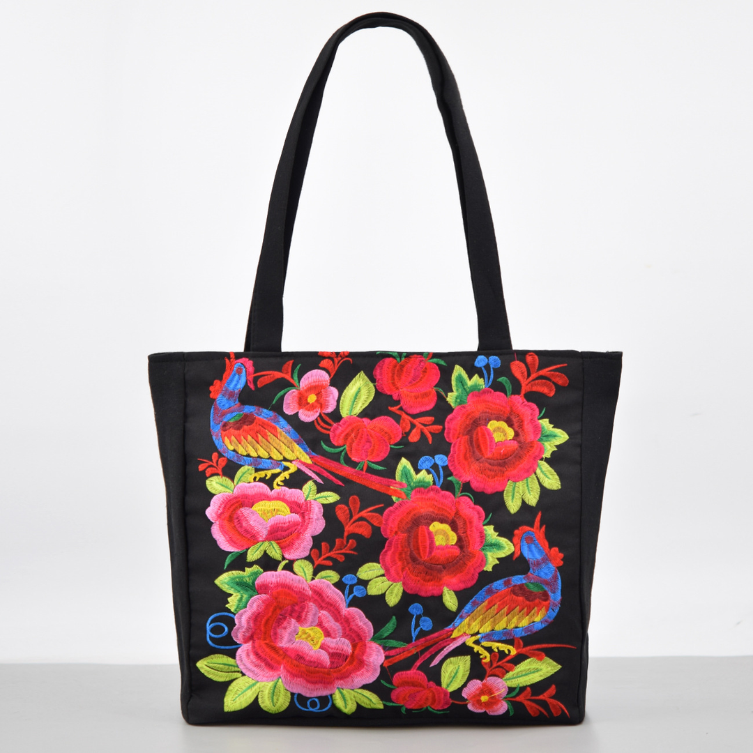 Women's Beach Bag Floral Pattern | Tote