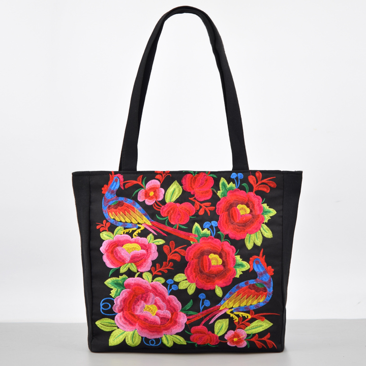 Women's Beach Bag Floral Pattern | Tote