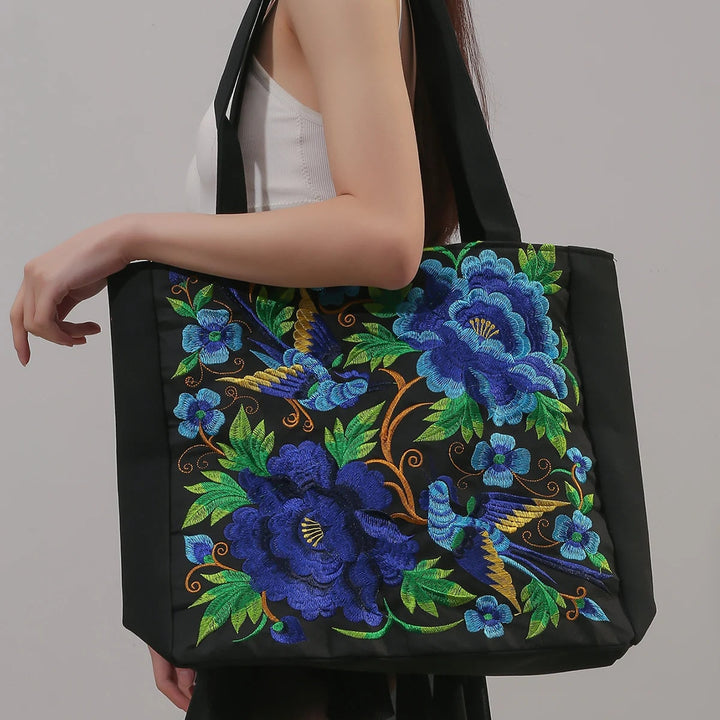 Women's Beach Bag Floral Pattern | Tote
