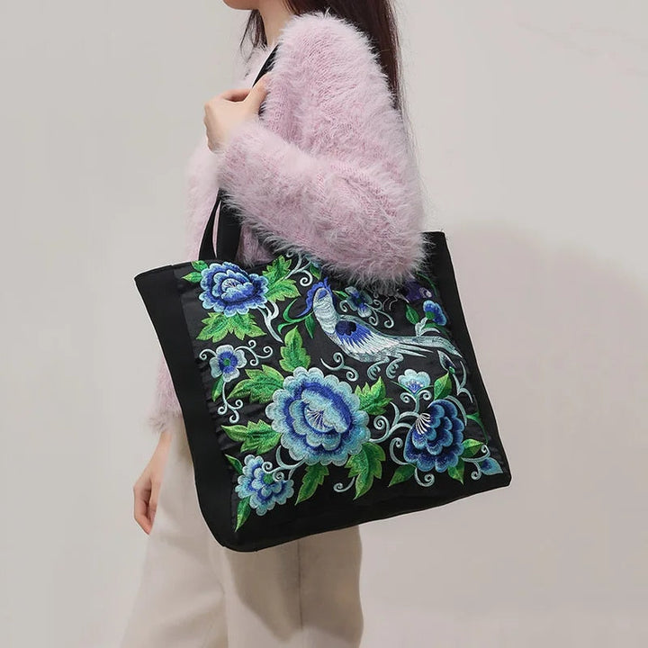 Women's Beach Bag Floral Pattern | Tote