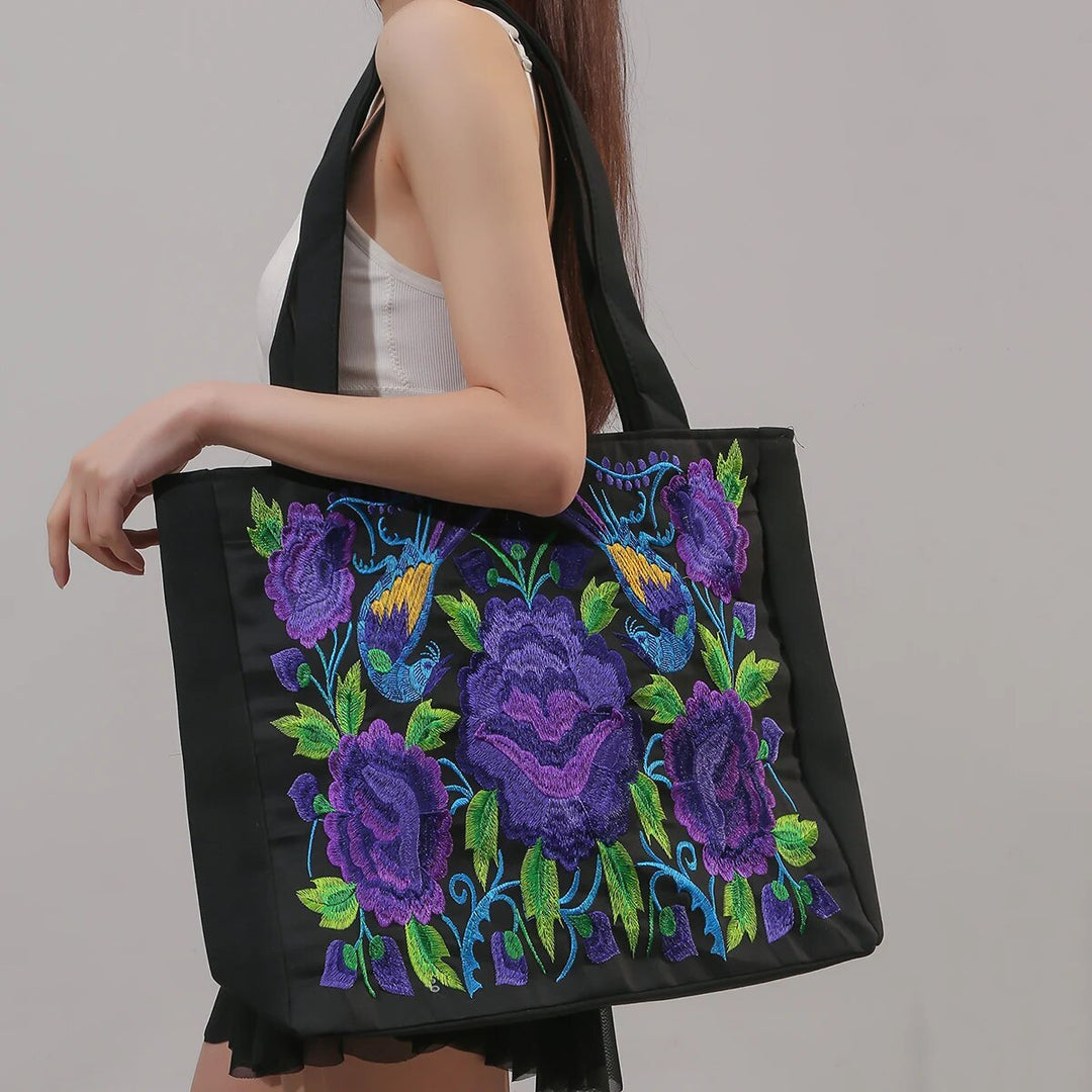 Women's Beach Bag Floral Pattern | Tote