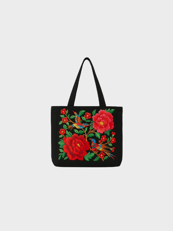 Women's Beach Bag Floral Pattern | Tote