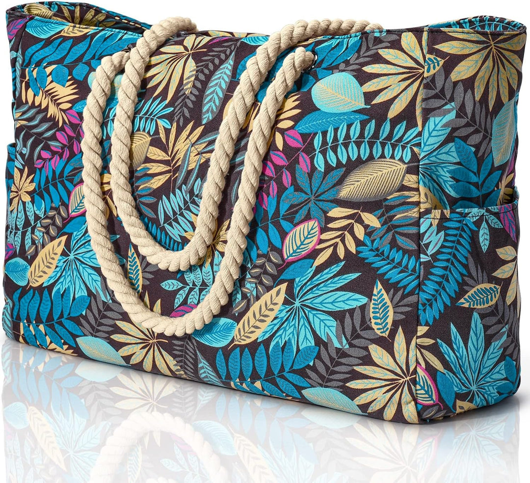 Women's Beach Bag Oversized Stripe Pattern | Tote