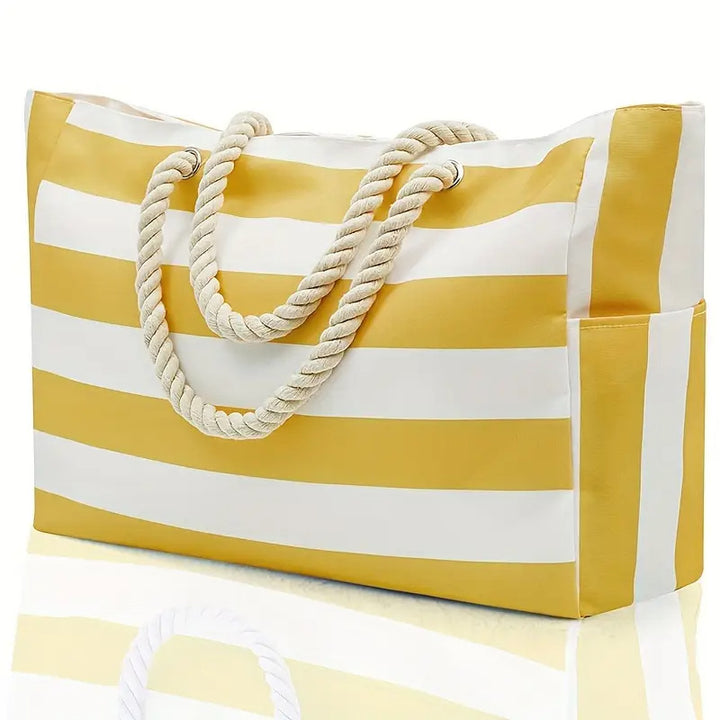 Women's Beach Bag Oversized Stripe Pattern | Tote