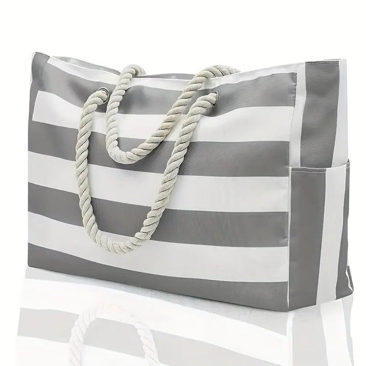 Women's Beach Bag Oversized Stripe Pattern | Tote