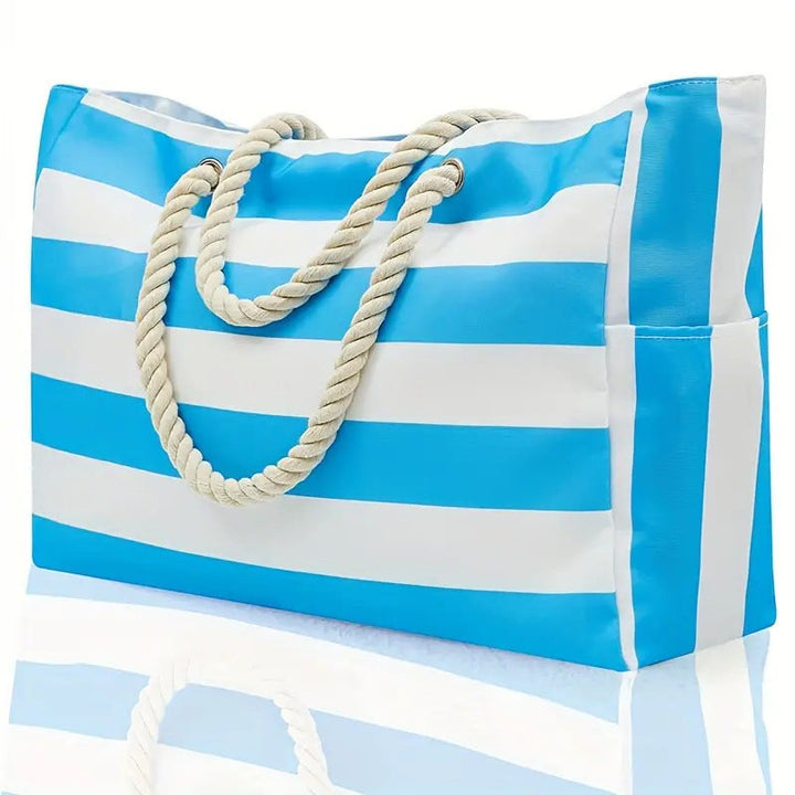 Women's Beach Bag Oversized Stripe Pattern | Tote