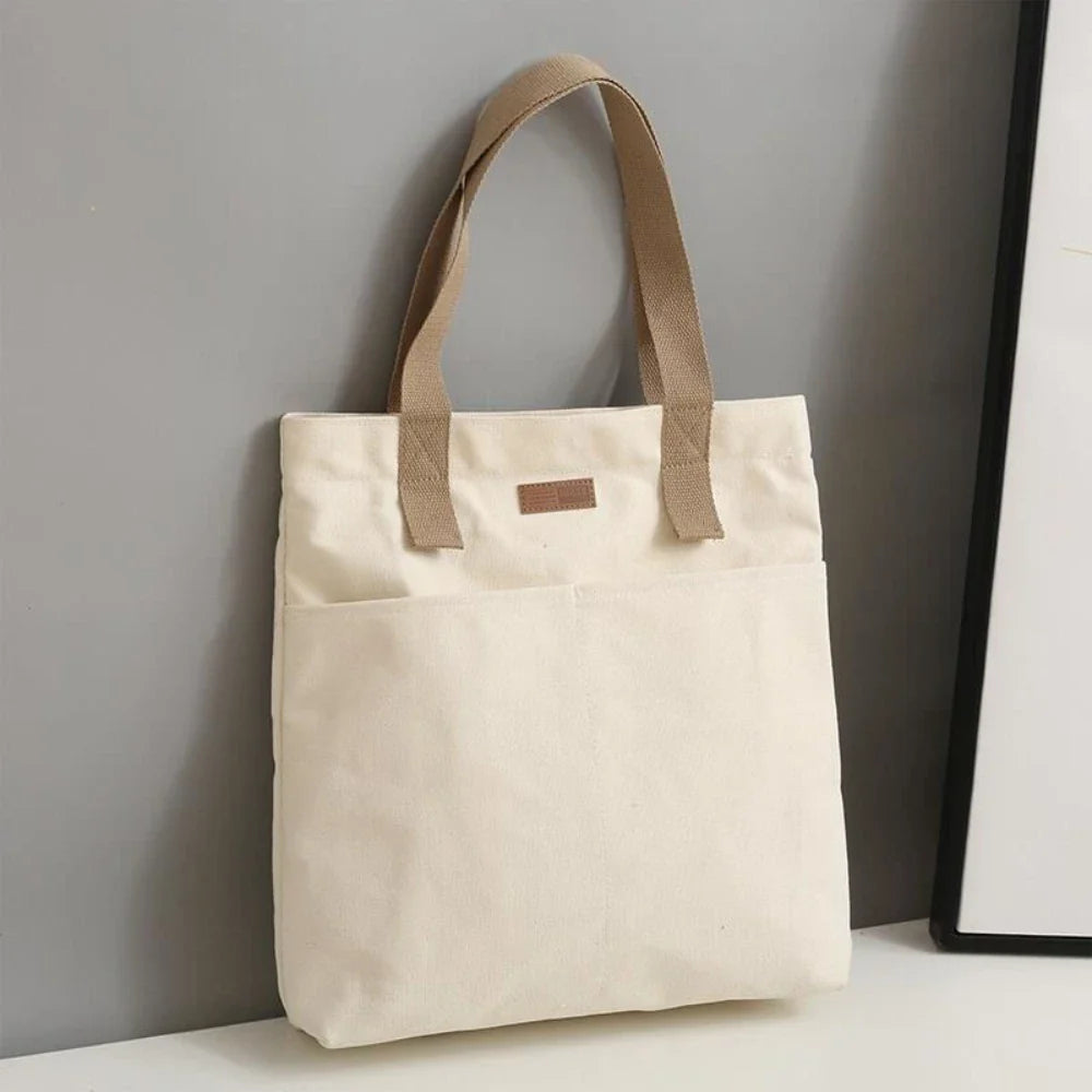 Women's Beach Bag with Dual Front Pockets | Tote