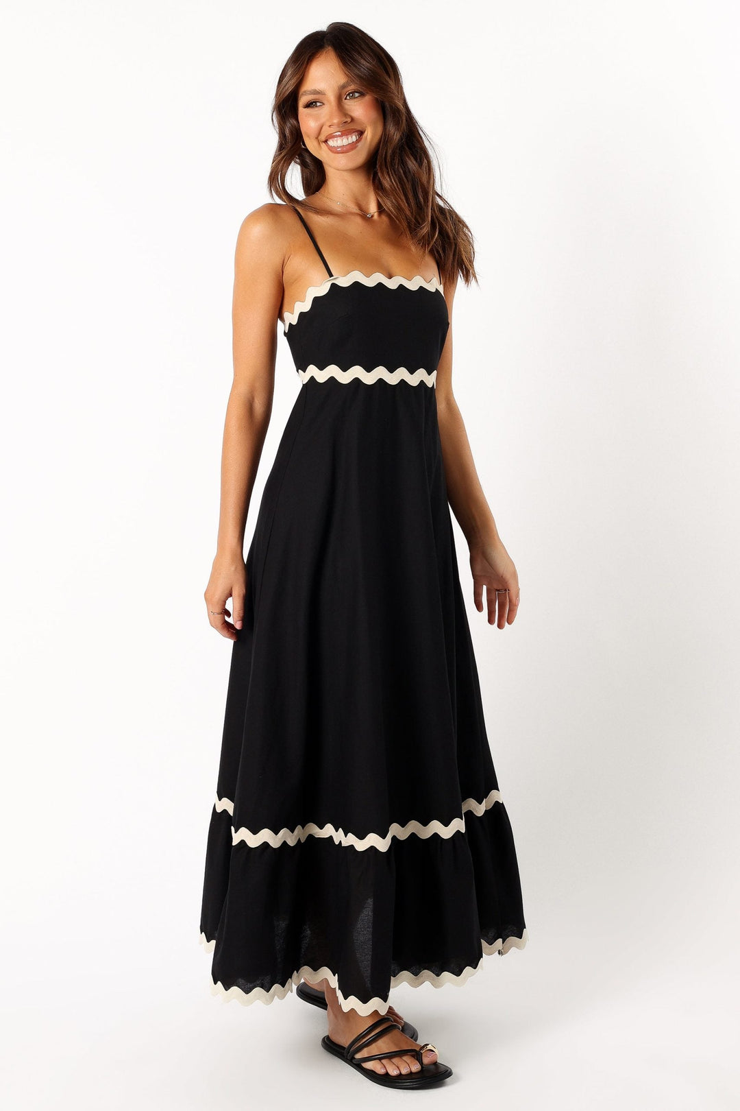 Women's Black Dress Maxi Strappy | Casual