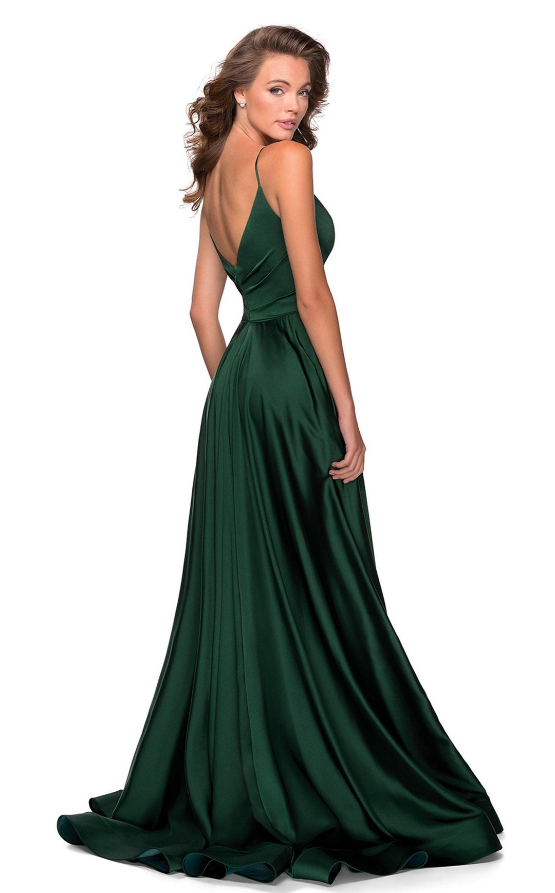 Women's Bridesmaid Dress Elegant V Neck | Maxi Slit