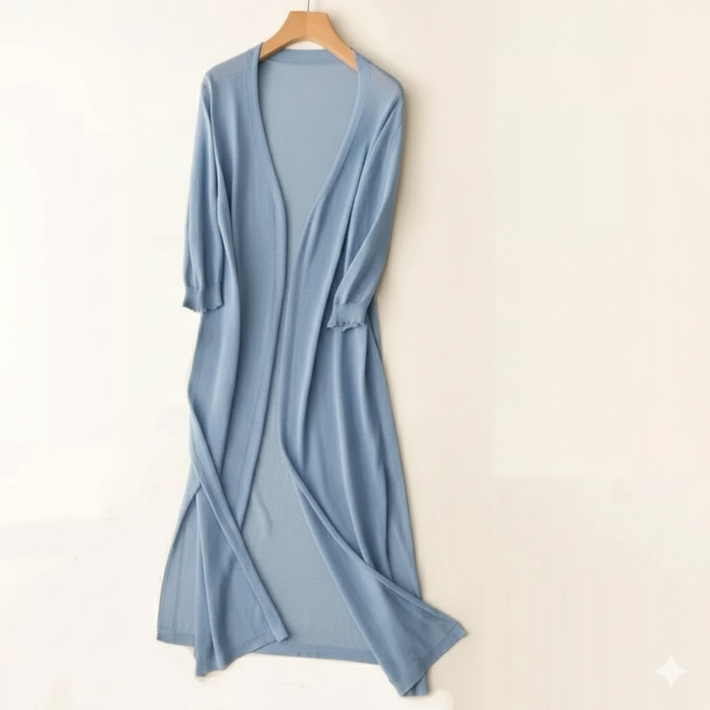 Women's Cardigan Knit Longline Open Front | Casual