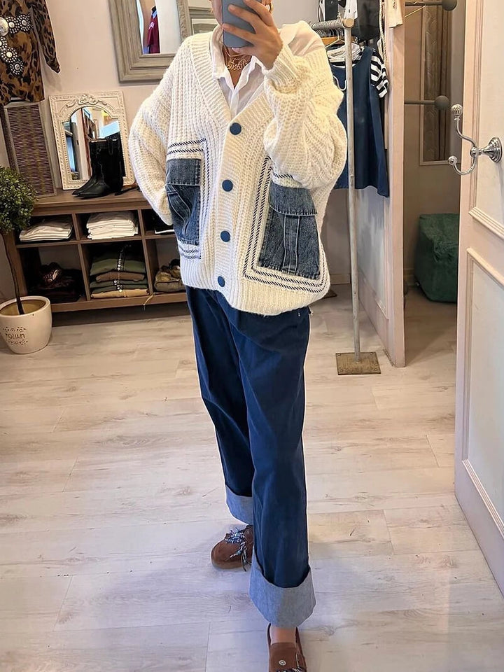 Women’s Cardigan Knit Pocket | Oversized