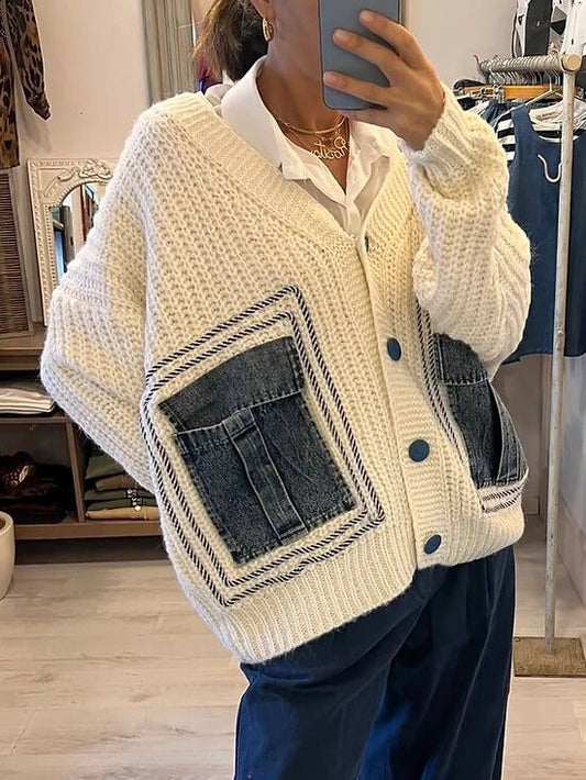 Women’s Cardigan Knit Pocket | Oversized