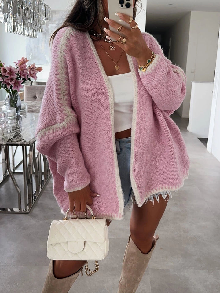 Women's Cardigan Oversized Knit Open Front | Casual