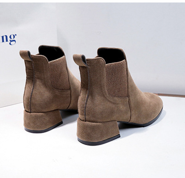 Women's Chelsea Boots Block Heel | Ankle Style