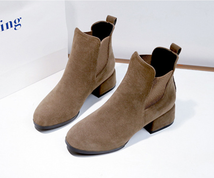 Women's Chelsea Boots Block Heel | Ankle Style